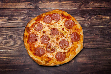 Pizza mit Fleisch